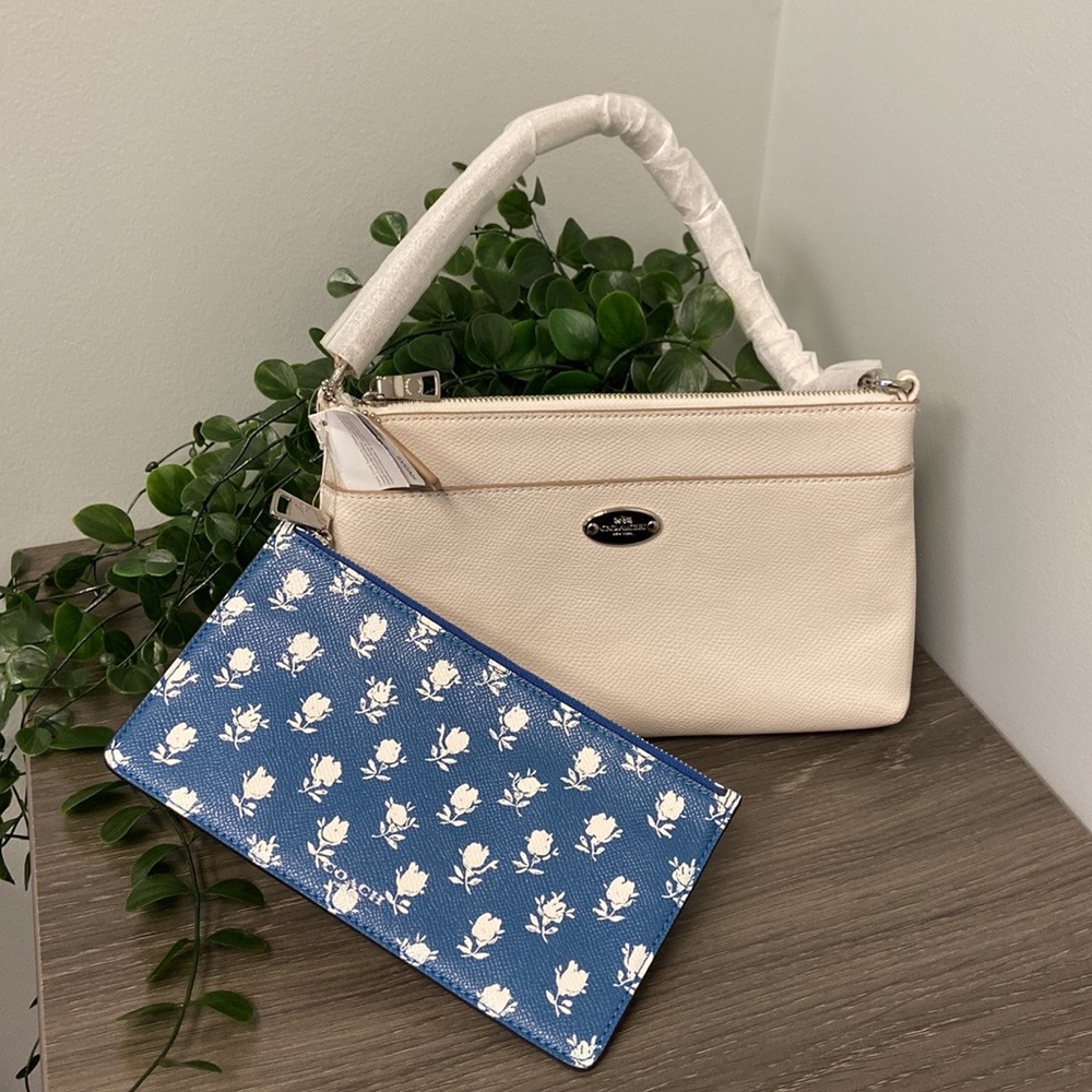 Coach Mini Shoulder Bag and Zippered Pouch Set